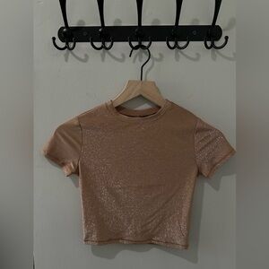 Skims sparkle crop top
